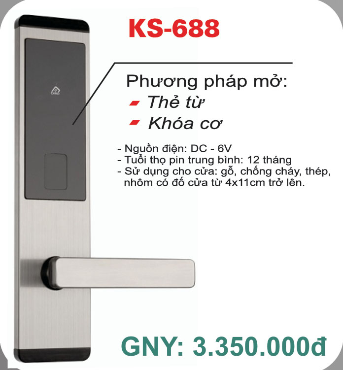 Khóa Điện Tử MAC-KS668