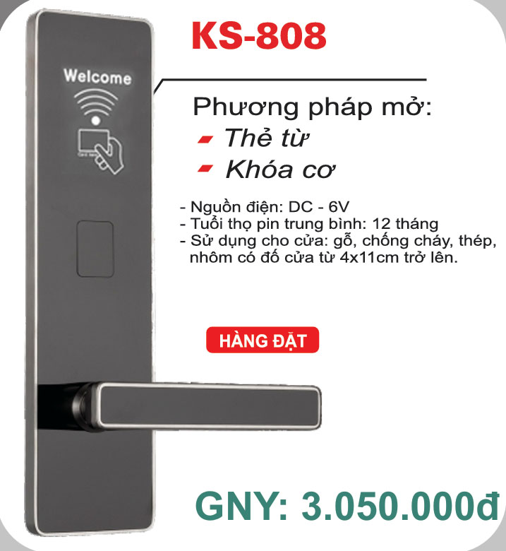 Khóa Điện Tử MAC-KS808