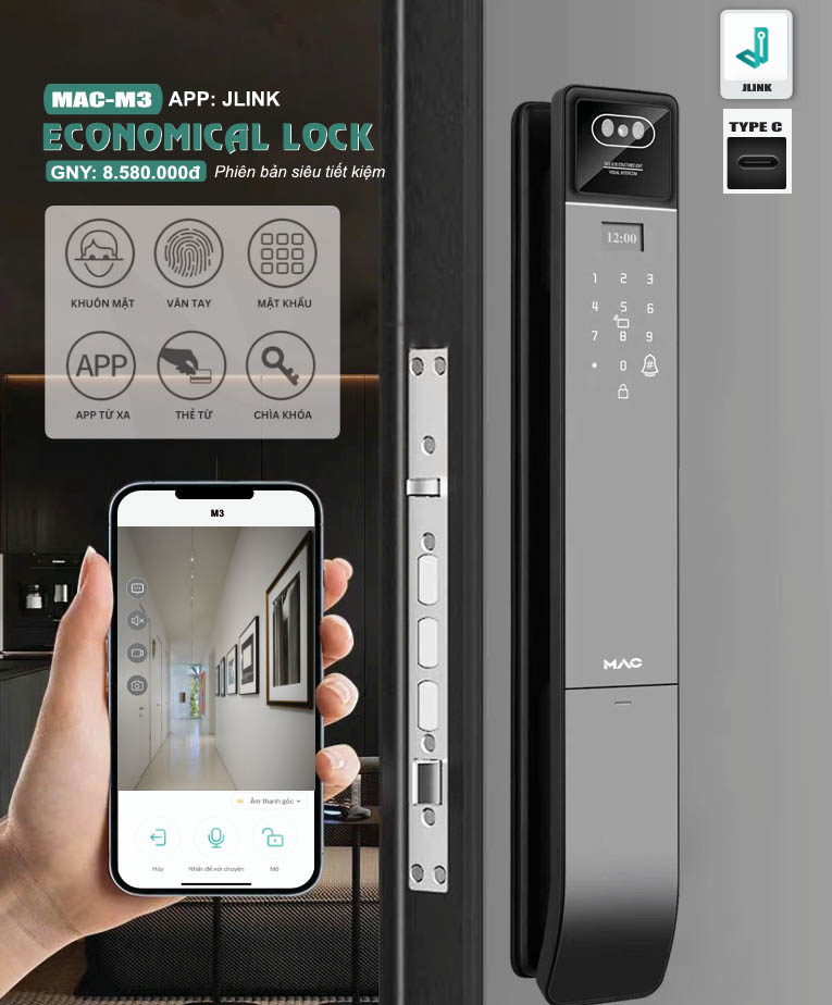 Khóa Điện Tử MAC-M3