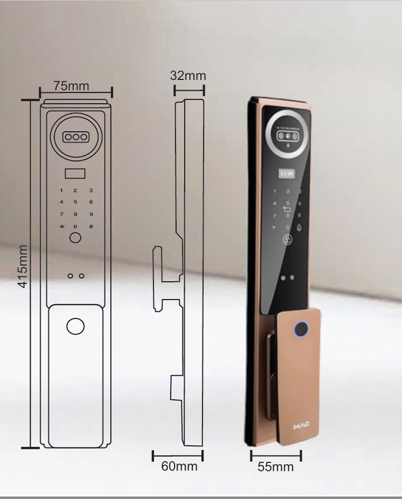 Khóa Điện Tử MAC-M9 - Ảnh 2