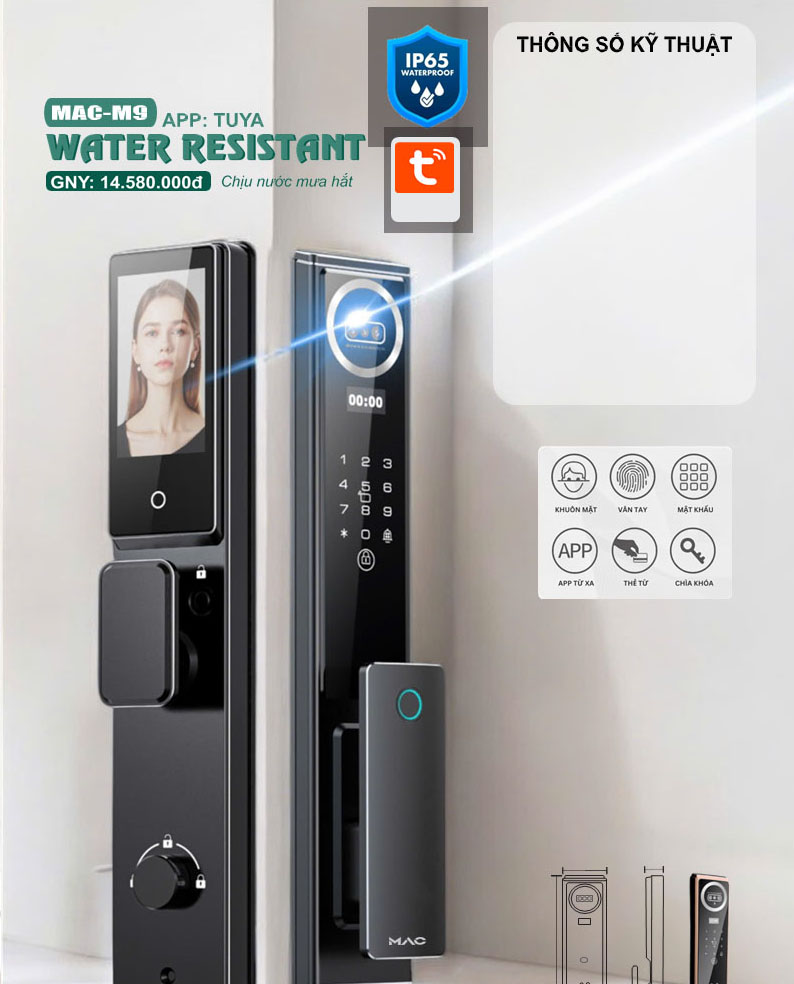 Khóa Điện Tử MAC-M9 - Ảnh 3