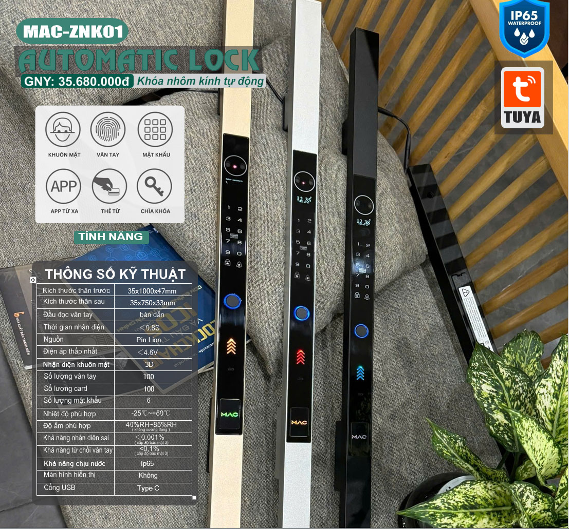 Khóa Điện Tử MAC-ZNK01 - Ảnh 2
